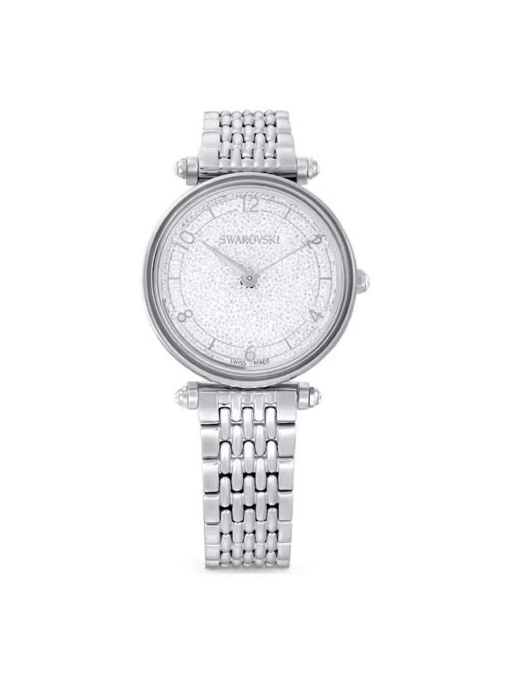 NWT Swarovski Crystalline Wonder Quartz Silver-tone Dial Ladies Watch